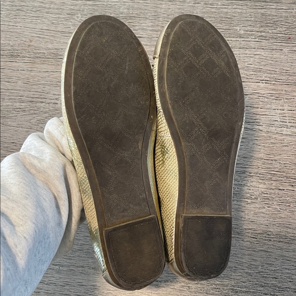Vionic Women's Minna Ballet Flat Gold Metallic Snake Size 7 - Picture 5 of 6